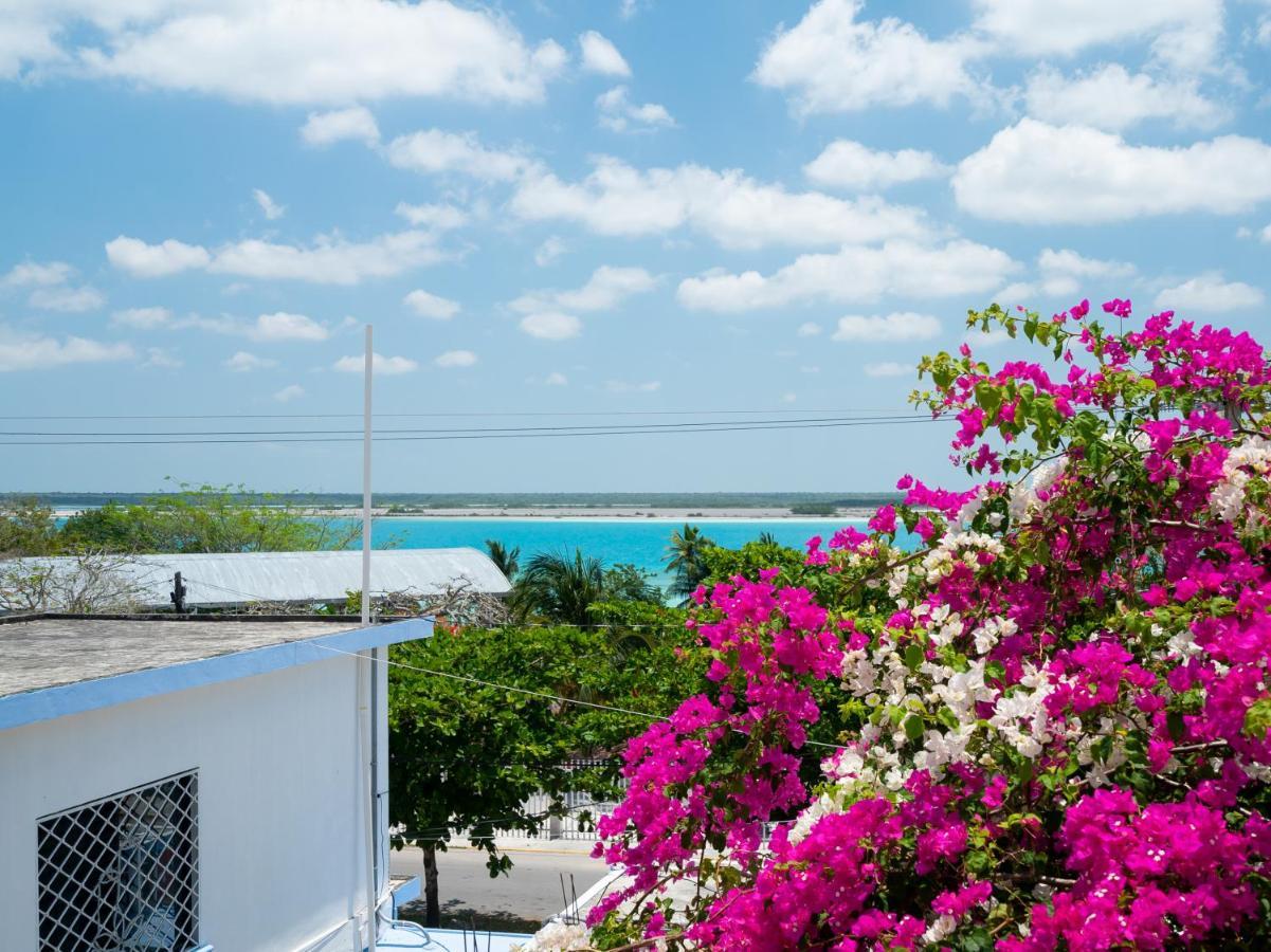 Hotel Casa Poblana Bacalar Buitenkant foto